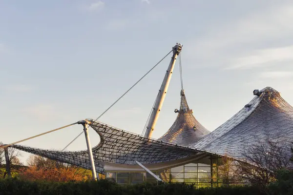 เยอรมน เมษายน 2023 Olympiahalle ในสวนโอล กในม นเป นสนามก ฬาอเนกประสงค สวนสาธารณะโอล ภาพสต็อก