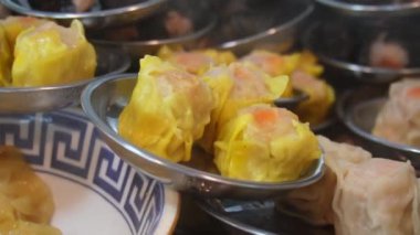 Çin usulü Çin yemeği bambuyla kaynatıldı.