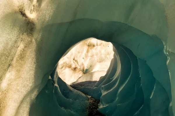 Létání Vrtulníkem Ledovci Pak Heli Pěší Túra Ledovci Vysoko Jižních — Stock fotografie