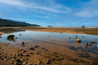 NZ 'nin en büyük milli parkı, Able Tasman Nelson Bölgesinde.