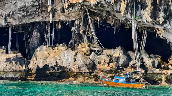 Viking Mağarası Phi Phi Adası Tayland Stok Resim