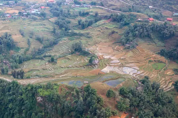 Рисовые Террасы Горах Сапы Вьетнам Лицензионные Стоковые Изображения