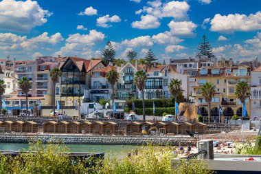 28.08.2023. Portekiz Riviera 'sındaki Cascais tatil beldesi. Lizbon. Portekiz. Ünlü turizm, turizm, tatil,  