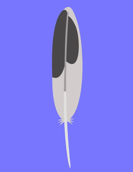 平らなスタイルでカモメの羽 美しいデザイン要素 — ストックベクタ