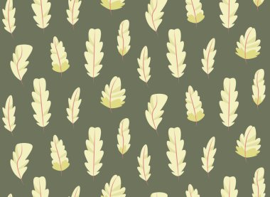 Sarı tüylü kusursuz desen. Düz tarzda güzel doğa dokusu.