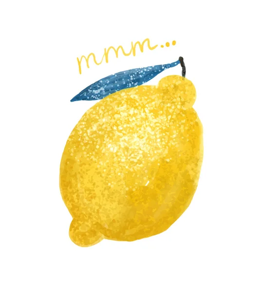 在白色背景上抽象出一套现代柠檬派 新鲜柠檬打印 极简主义柠檬 带有柑橘类水果的海报 纺织品 包装纸 招贴画用图形化元件 — 图库照片