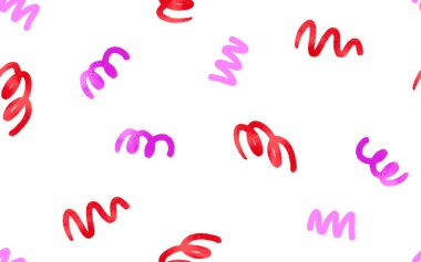 Tuhaf fırça darbeleri kusursuz desen oluşturur. Çocuklar için sonsuz renkli, komik bir geçmiş. Doğum günü sanatı