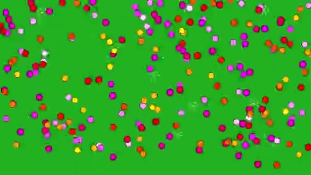 Вивантаження Кульок Зеленого Екрану Графіки Руху — стокове відео