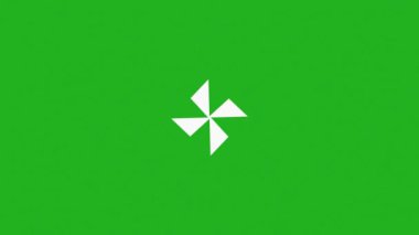 Rotation of a fan blade green screen motion graphics