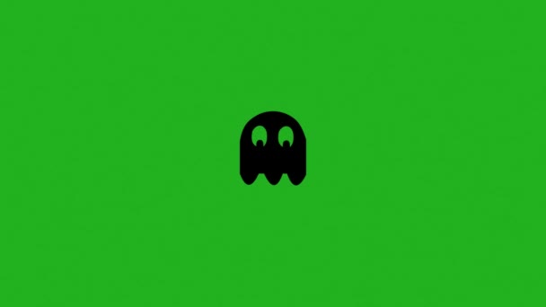 Обертання Очей Совами Зелений Екран Графіки Руху — стокове відео