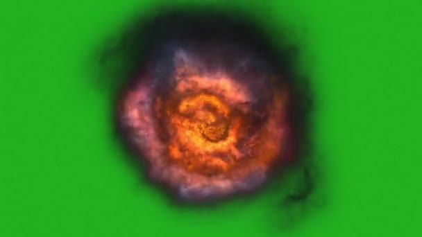 Bomb Blasting Green Screen Motion Graphics — 비디오