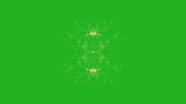 Parlak sim parçacıkları yeşil ekran hareket grafikleri