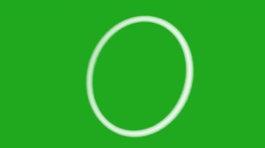 Halka yeşil ekran hareket grafikleri döndürülüyor