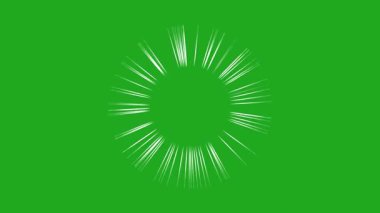 Dairesel Yol Soyut Hareketinde Hareket Eden Dinamik Çizgi Segmentleri