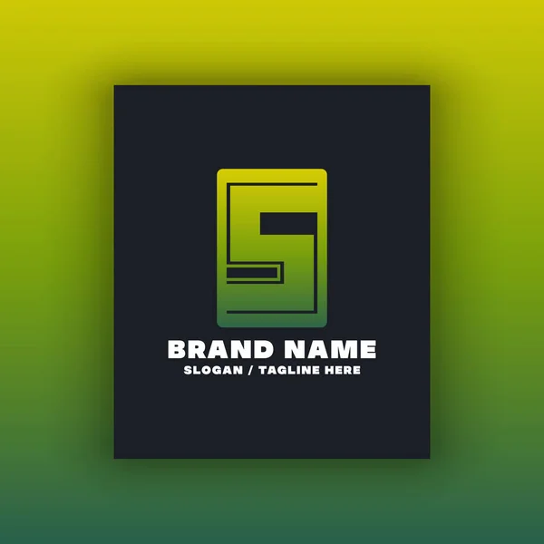 Einfache Buchstabe Logo Design Template — Stockvektor