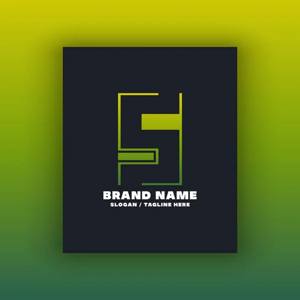 Simple Letter Logo Design Template — Stock Vector