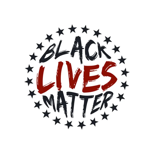 Black Lives Matter Типографія Літер — стоковий вектор