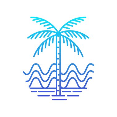 Ocean and beach panorama landscape