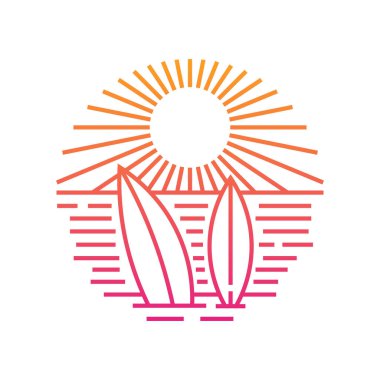 Okyanus ve sahil manzarası.