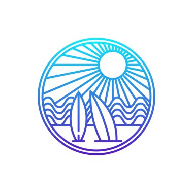 Okyanus ve sahil manzarası.