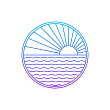 Ocean and beach panorama landscape