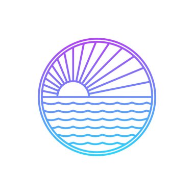 Ocean and beach panorama landscape