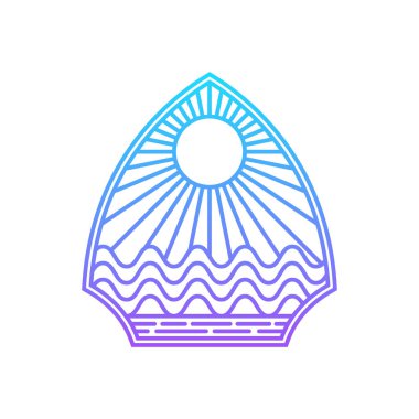 Ocean and beach panorama landscape