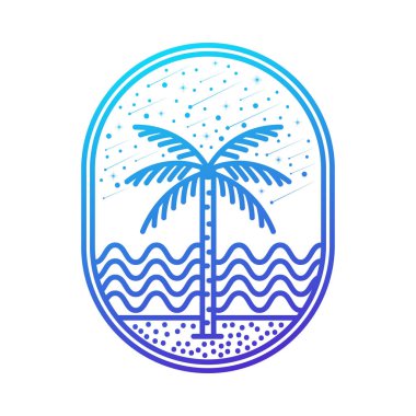 Ocean and beach panorama landscape