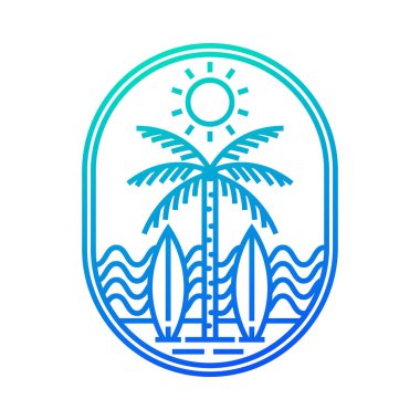 Ocean and beach panorama landscape