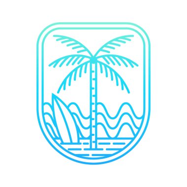 Ocean and beach panorama landscape