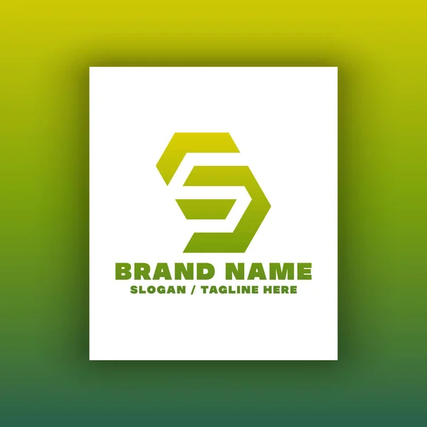 Einfache Buchstabe Logo Design Template — Stockvektor