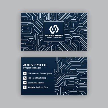 Kartvizit tasarım şablonu