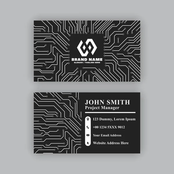 stock vector Business Card Design Template