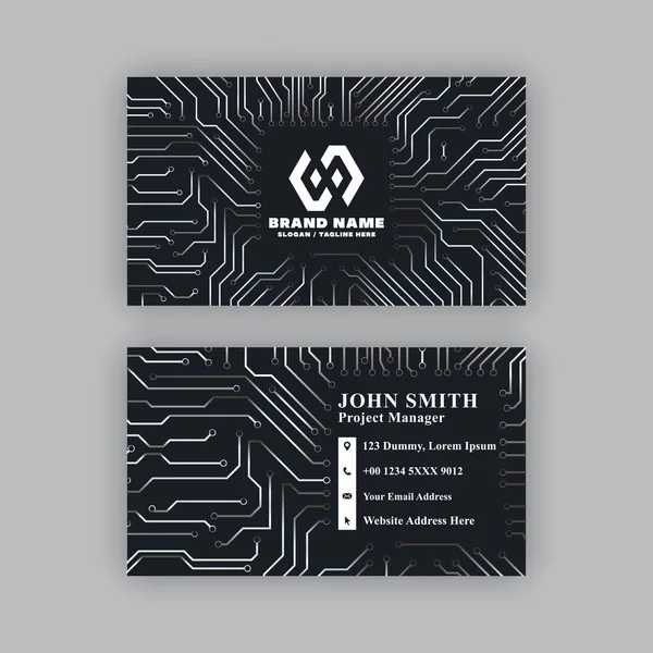 stock vector Business Card Design Template