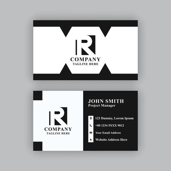 Simple, modern and elegant business card design template.