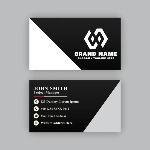 stock vector Business Card Design Template