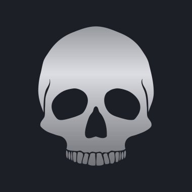 Kafatası ve kemik vektör tasarımı