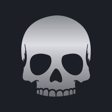 Kafatası ve kemik vektör tasarımı