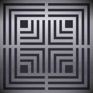 Metalik soyut arka plan. EPS 10, Düzenlenebilir, Vektör İllüstrasyonu.