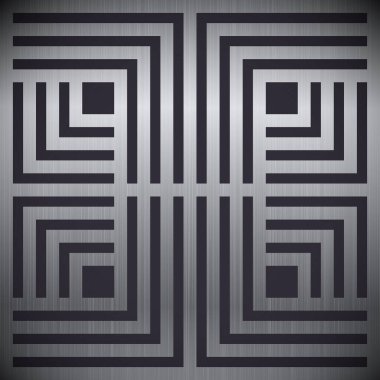 Metalik soyut arka plan. EPS 10, Düzenlenebilir, Vektör İllüstrasyonu.