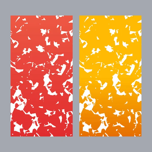 Astratto Modello Banner Colorato — Vettoriale Stock