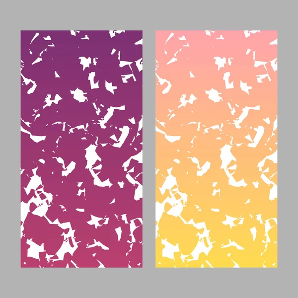 Plantilla Banner Colorido Abstracto — Archivo Imágenes Vectoriales
