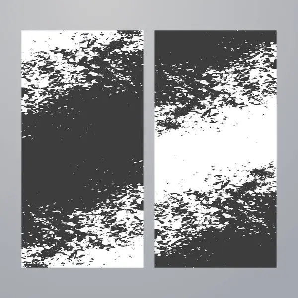 Абстрактний Чорно Білий Шаблон Банера — стоковий вектор