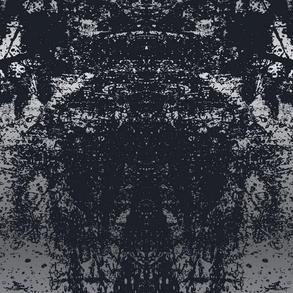 Grunge Textura Pozadí Stříbrnou Černou Barvou — Stockový vektor