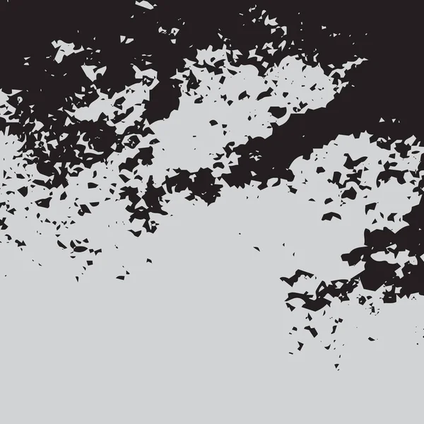 黑白相间的谷物质感背景 — 图库矢量图片