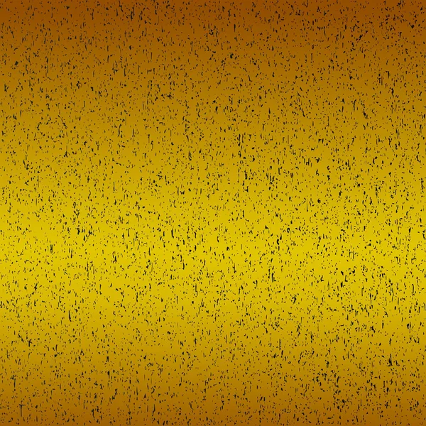 Grain Texture Abstract Background Golden Background — Stock Vector