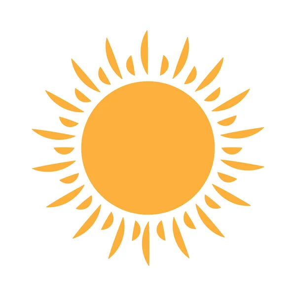 Illustration Vectorielle Silhouette Sunburst — Image vectorielle