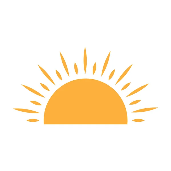 Illustration Vectorielle Silhouette Coucher Soleil — Image vectorielle