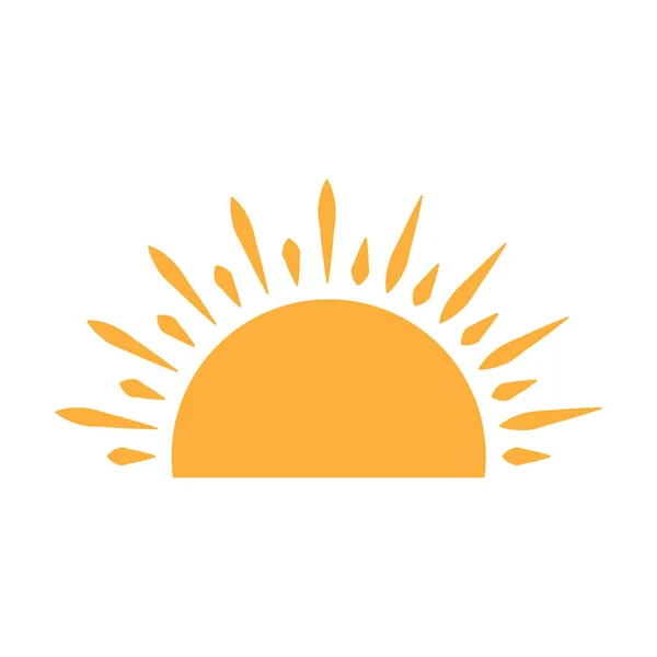 Sonnenuntergang Silhouette Illustration Vektor Illustration — Stockvektor