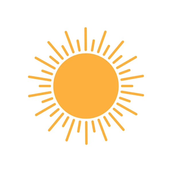 Sunburst Silhouette Illustration Vector Illustration — Stock Vector